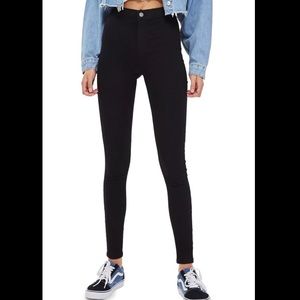 Topshop Joni Black Skinny Jeans